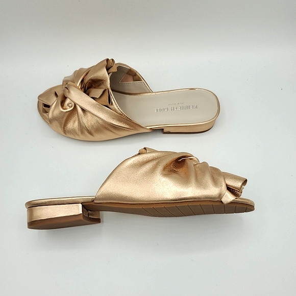 Kenneth Cole Violet leather mules NIB - Picture 2 of 14